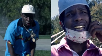 Tyler, the Creator e A$AP Rocky no clipe de "Who Dat Boy" - Reprodução