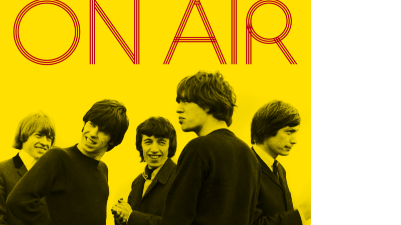 Capa da coletânea <i>On Air</i>, do Rolling Stones - Reprodução