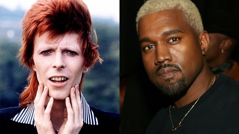 David Bowie e Kanye West - Rex Features/AP/