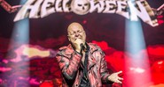 Helloween durante performance no Espaço das Américas, em São Paulo, em 2017 - Reprodução/Facebook/Edu Lawless/Free Pass Entretenimento