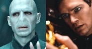Lord Volemort na franquia original de <i>Harry Potter</i> e no filme <i>Origins of the Heir</i>, feito por fãs - Reprodução