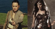 <i>Star Wars: Os Últimos Jedi</i> e <i>Mulher-Maravilha</i> - Reprodução/Divulgação