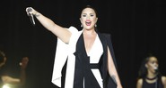 Demi Lovato durante apresentação em Lisboa, Portugal  - Pedro Fiúza/NurPhoto/Sipa USA/AP