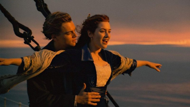 Leonardo DiCaprio e Kate Winslet em Titanic (Foto: Divulgação)