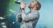Adam Levine durante o show do Maroon 5 em SP(Foto:Camila Cara/Divulgação)