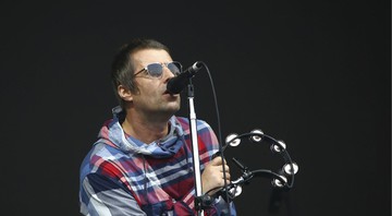Liam Gallagher no Festival Glastonbury. (Foto: Joel C Ryan/AP)