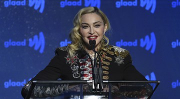 Madonna no GLAAD Media Awards (Foto:Evan Agostini/Invision/AP)