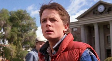 Michael J. Fox como Marty McFly em De Volta Para o Futuro (Foto: Reprodução)