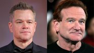 Matt Damon (Foto: Vittorio Zunino Celotto/Getty Images) e Robin Williams (Foto: Peter Kramer/Getty Images)
