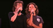 Mick Jagger e Eddie Vedder (Foto: Reprodução/Youtube)