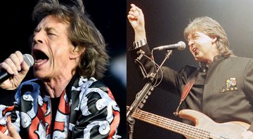 Montagem com Mick Jagger, dos Rolling Stones (Foto: Vit Simanek / AP Images) e Paul McCartney (Tim Sharp / AP)