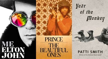 Me! Elton John (Foto 1: Divulgação), Prince - The Beutiful Ones (Foto 2: Divulgação) e Year of The Monkey - Patti Smith (Foto 3: Divulgação)
