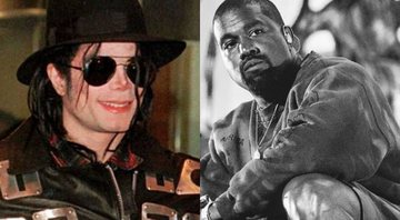 Montagem com Michael Jackson (Foto: AP) e Kanye West (Foto: Amy Harris / Invision / AP)
