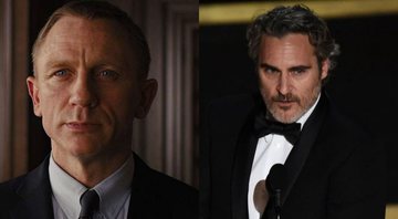 Montagem de Daniel Craig (Foto: Reprodução) e Joaquin Phoenix (Foto: Chris Pizzello/Invision/AP)