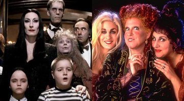 Montagem de Família Addams e Abracadabra (Reprodução)
