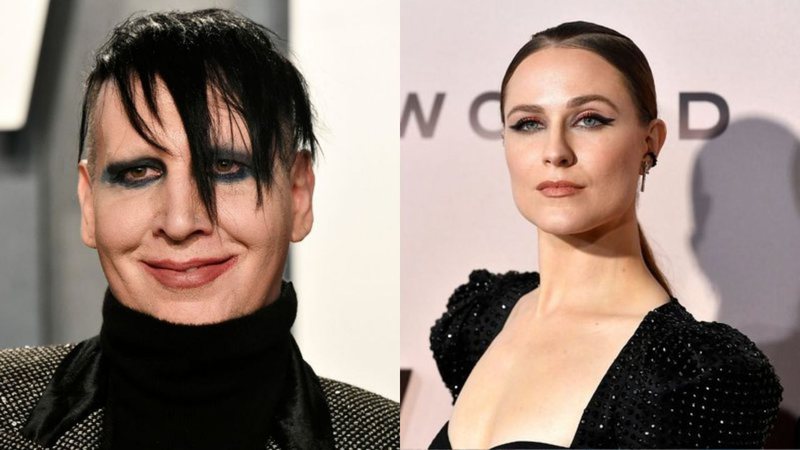 Marilyn Manson e Evan Rachel Wood (Fotos: Frazer Harrison / Getty Images)