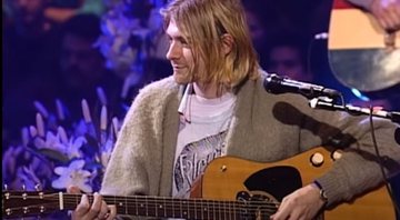 Kurt Cobain durante o acústico MTV (Foto: reprodução)