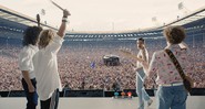Cena do filme Bohemian Rhapsody que recriou o Live Aid (Foto: Reprodução/ Fox)