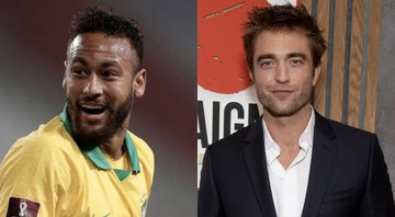 Neymar (Foto: Paolo Aguilar-Pool/Getty Images) e Robert Pattinson (Foto: Emma McIntyre / Getty Images)