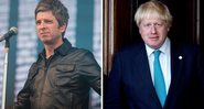 Noel Gallagher (Foto: Mauricio Santana/Getty Images) e Boris Johnson (Foto: WPA Pool/Equipe/Getty Images)