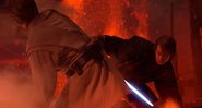 Obi-Wan Kenobi e Anakin Skywalker lutando em Mustafar (Foto: Reprodução via IMDB)