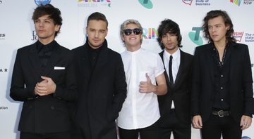 Da esquerda para direita estão Louis Tomlinson, Liam Payne, Niall Horan, Zayn Malik e Harry Styles (Foto: Mark Metcalfe/Getty Images)