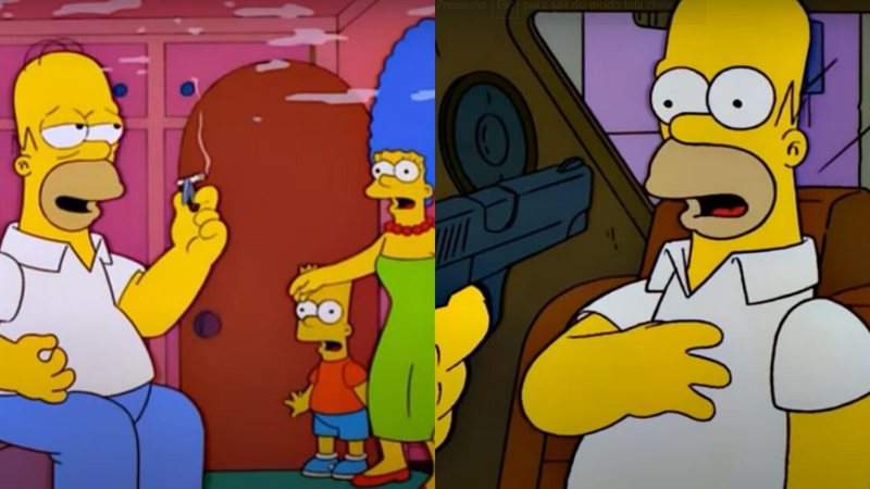 0Cenas dos episódios de Os Simpsons (Foto: Reprodução/Youtube)