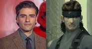 Oscar Isaac no tapete vermelho de Star Wars: a Ascensão Skywalker / Metal Gear Solid 2: Sons of Liberty (foto: reprod. Lucasfilm/ Konami)