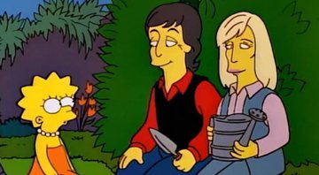 Lisa Simpson, Paul e Linda McCartney em Os Simpsons (Foto: Reprodução/Fox)