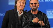 Paul McCartney e Ringo Starr (Foto:Evan Agostini/AP)