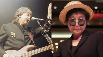 Paul McCartney (Foto: Tim Sharp / AP) e Yoko Ono (Foto: Peter Macdiarmid/Getty Images)