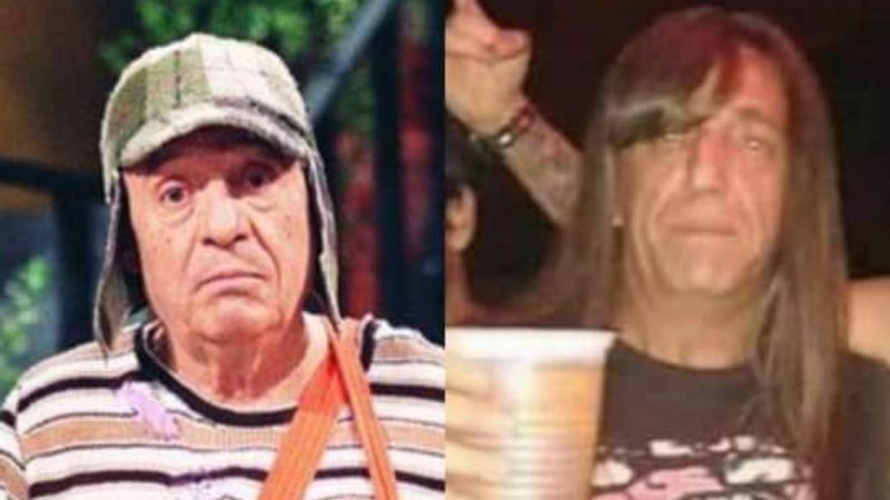 Comparação entre Roberto Bolaños e Phil Claudio Gonzales (Foto: Reprodução/Facebook)