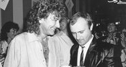 Robert Plant, do Led Zeppelin, e Phil Collins (Foto: Gary Gershoff / MediaPunch/IPX)