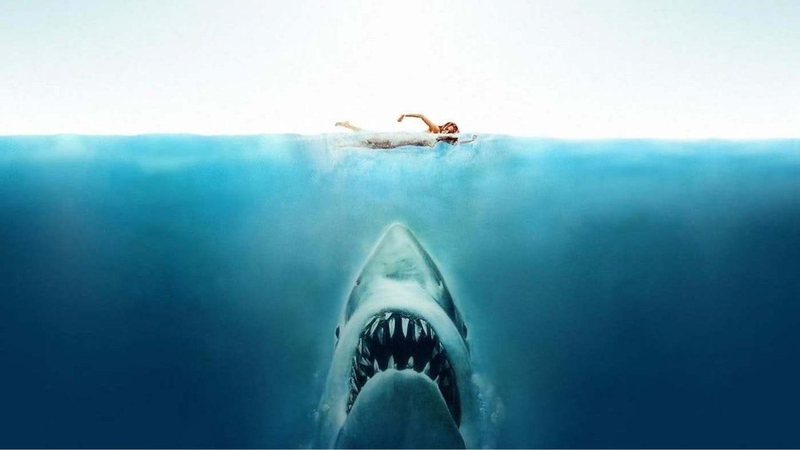 Pôster de Tubarão, filme de Steven Spielberg (Foto: Reprodução)