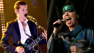 Alex Turner, do Arctic Monkeys (Foto: Kevin Winter/Getty Images) e Björk (Foto: Paul Kane/Getty Images)