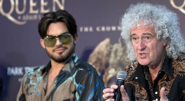 Imagem "Estranho": Brian May é sincerão ao reagir à nova música de Adam Lambert, companheiro de Queen; ouça New Eyes