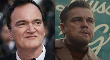 Quentin Tarantino (Foto: Vianney Le Caer / Invision AP) e Era uma Vez em... Hollywood (Foto: Divulgação)