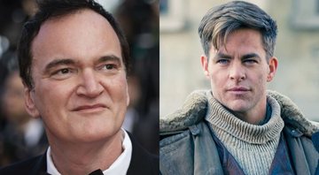Quentin Tarantino (Foto: Vianney Le Caer / Invision AP) e Chris Pine (Foto: Reprodução)
