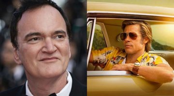 Quentin Tarantino (Foto: Vianney Le Caer / Invision AP) e Era uma Vez em... Hollywood (Foto: Divulgação)