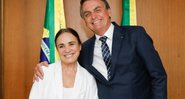 Regina Duarte, secretária geral da cultura, e presidente Jair Bolsonaro (Foto: Reprodução / Instagram)