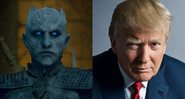 Rei da Noite (Foto: Reprodução/HBO) e Donald Trump (Foto: Mark Seliger)
