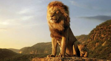 Simba e Mufasa no trailer de O Rei Leão (Foto: Reprodução)
