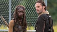 Rick (Andrew Lincoln) e Michonne (Danai Gurira) em The Walking Dead (Foto: Divulgação/ Fox)