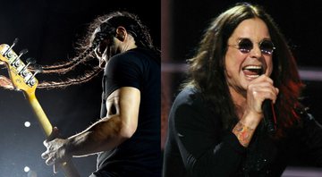 Robert Trujillo (Foto: Kevin Winter/Getty Images) e Ozzy Osbourne (foto: Vladimir Astapkovich/ AP)
