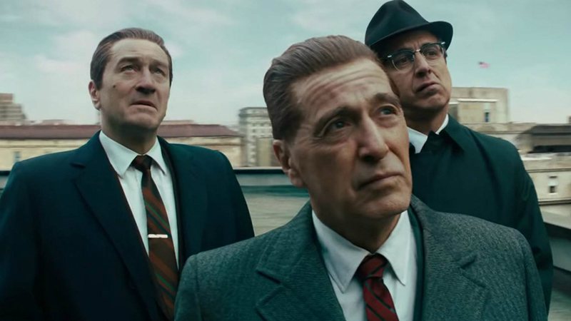 Robert De Niro, Al Pacino, e Ray Romano em O Irlandês (2019) (Foto: Reprodução)