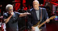 Roger Daltrey e Pete Townshend se apresentam com The Who durante o Moving On, em 2019 (Foto: Robb Cohen / Invision / AP / File)