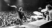 The Rolling Stones no Madison Square Garden em uma cena de 'Gimme Shelter' (Foto: Getty Images/ arquivo Michael Ochs/ Rolling Stone EUA)