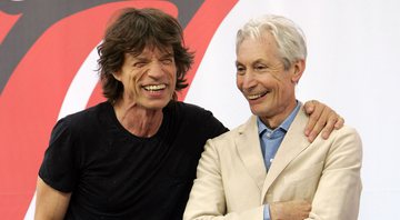 Mick Jagger e Charlie Watts (Fotos: Scott Gries)