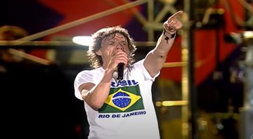 Rolling Stones em Copacabana em 2006 (Foto: Reprodução/YouTube)
