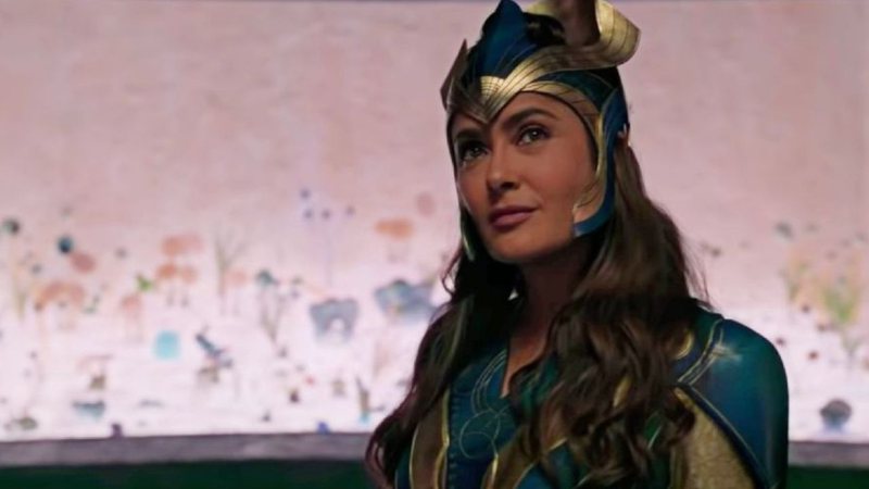 Salma Hayek como Ajak em Eternos (Foto: Divulgação / Marvel)